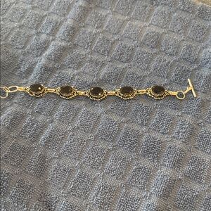 Smoky Quartz sterling Silver bracelet